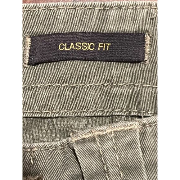 Jag Women's Classic Fit Olive Green Cropped Pants Straight Leg Size 8 - Picture 14 of 16